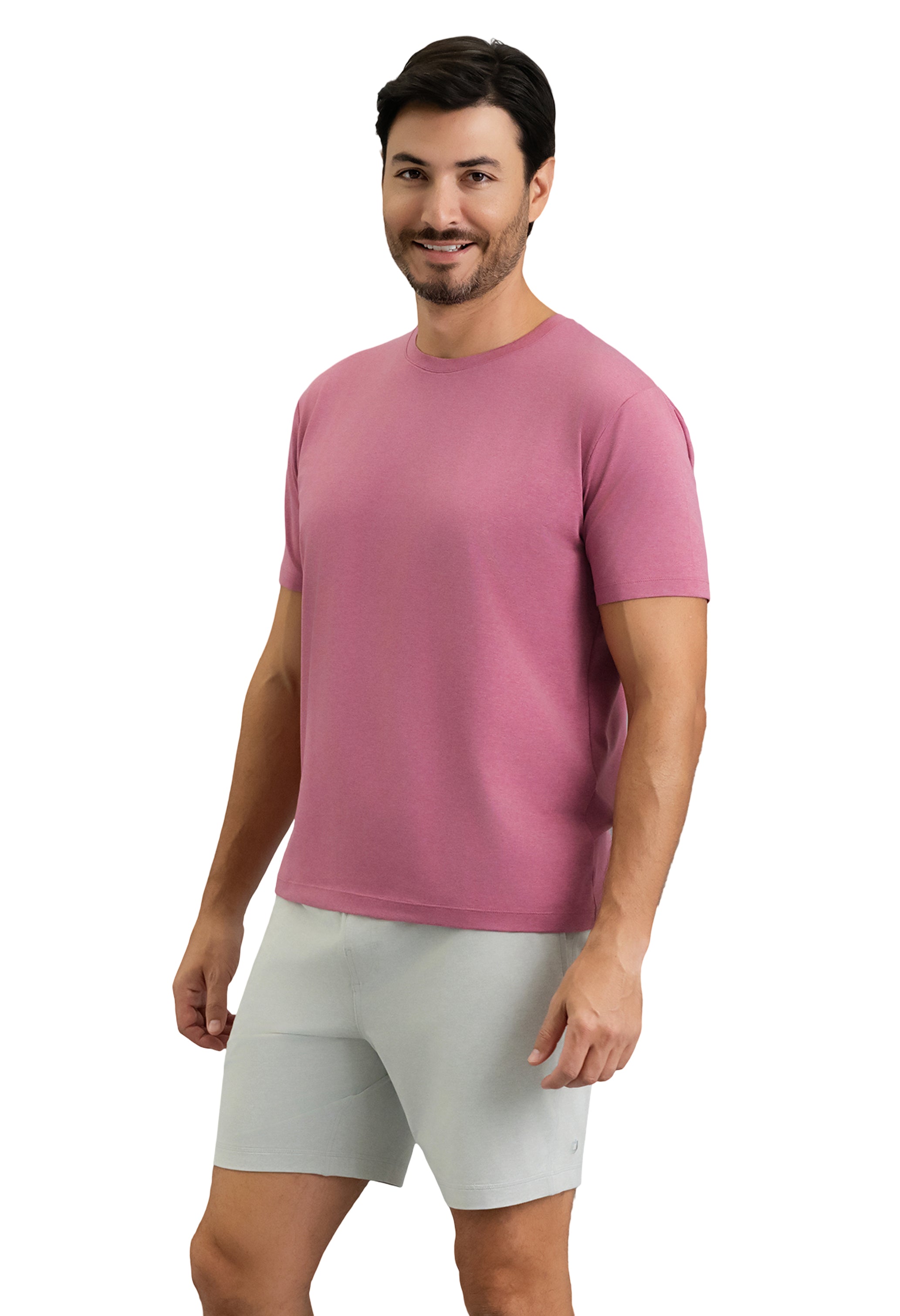 IBKÜL - Men's IBKomfortable Short Sleeve Tee - Color: Rose Heather