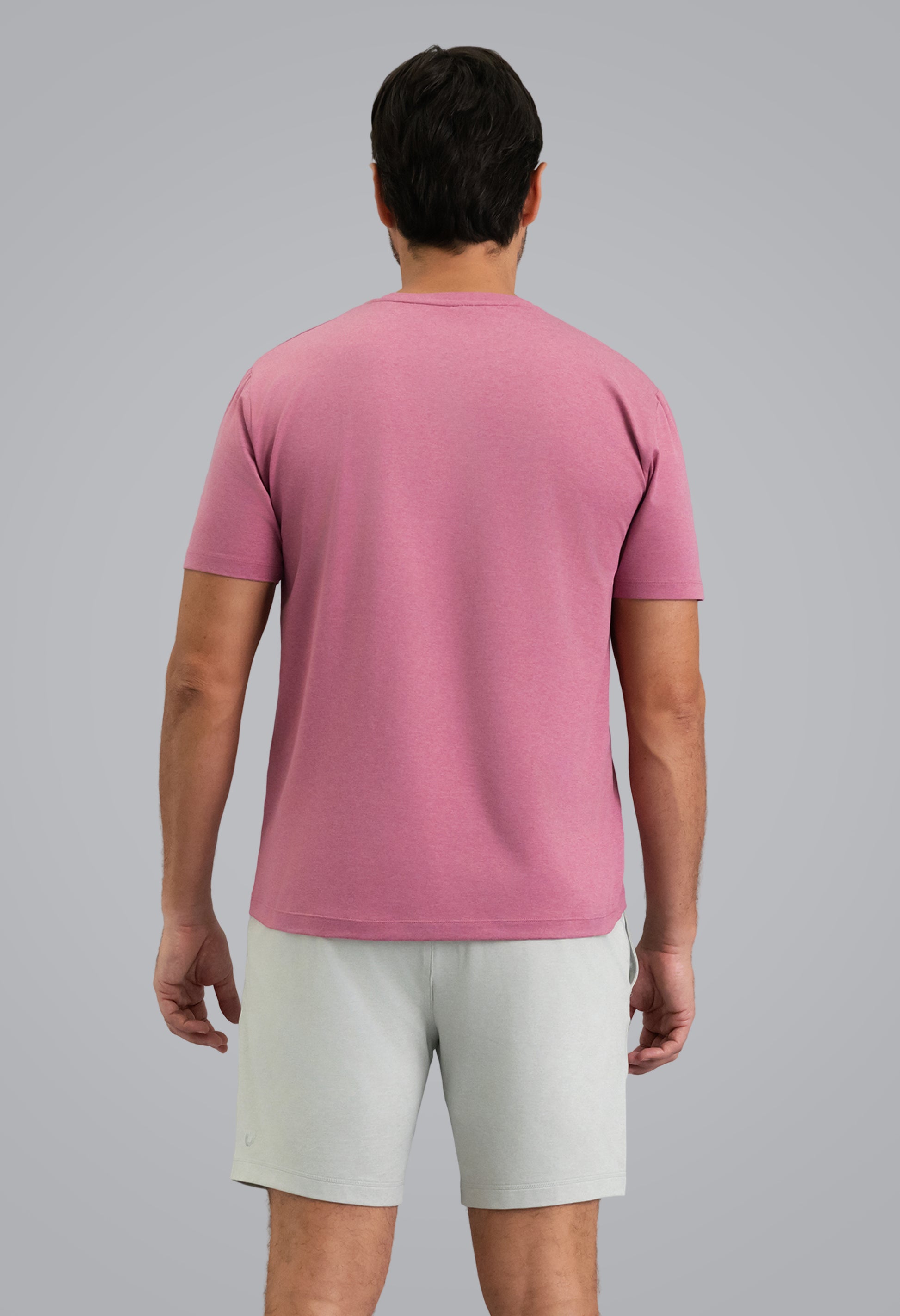 IBKÜL - Men's IBKomfortable Short Sleeve Tee - Color: Rose Heather