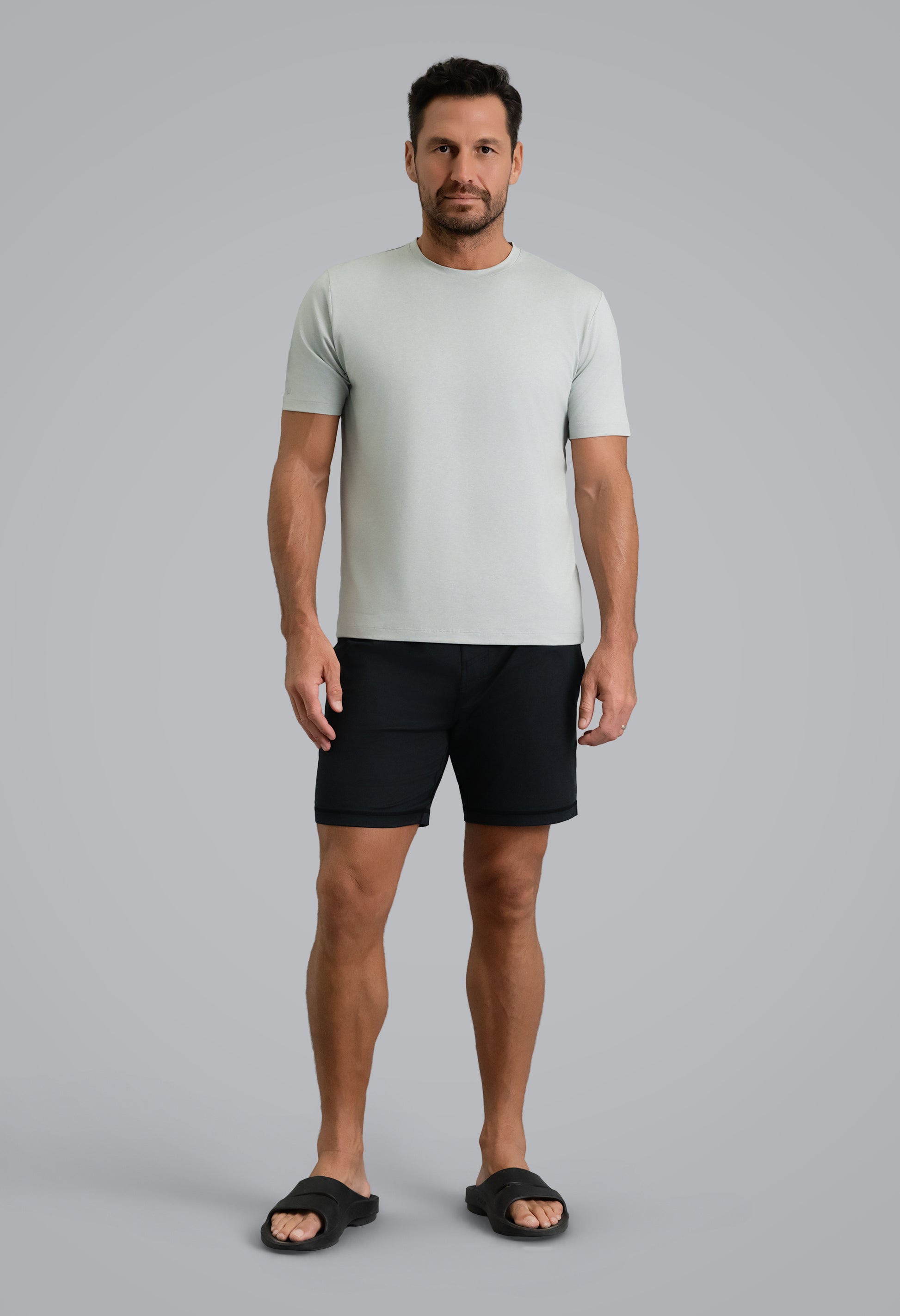 IBKÜL - Men's IBKomfortable Short Sleeve Tee - Color: Silver Heather