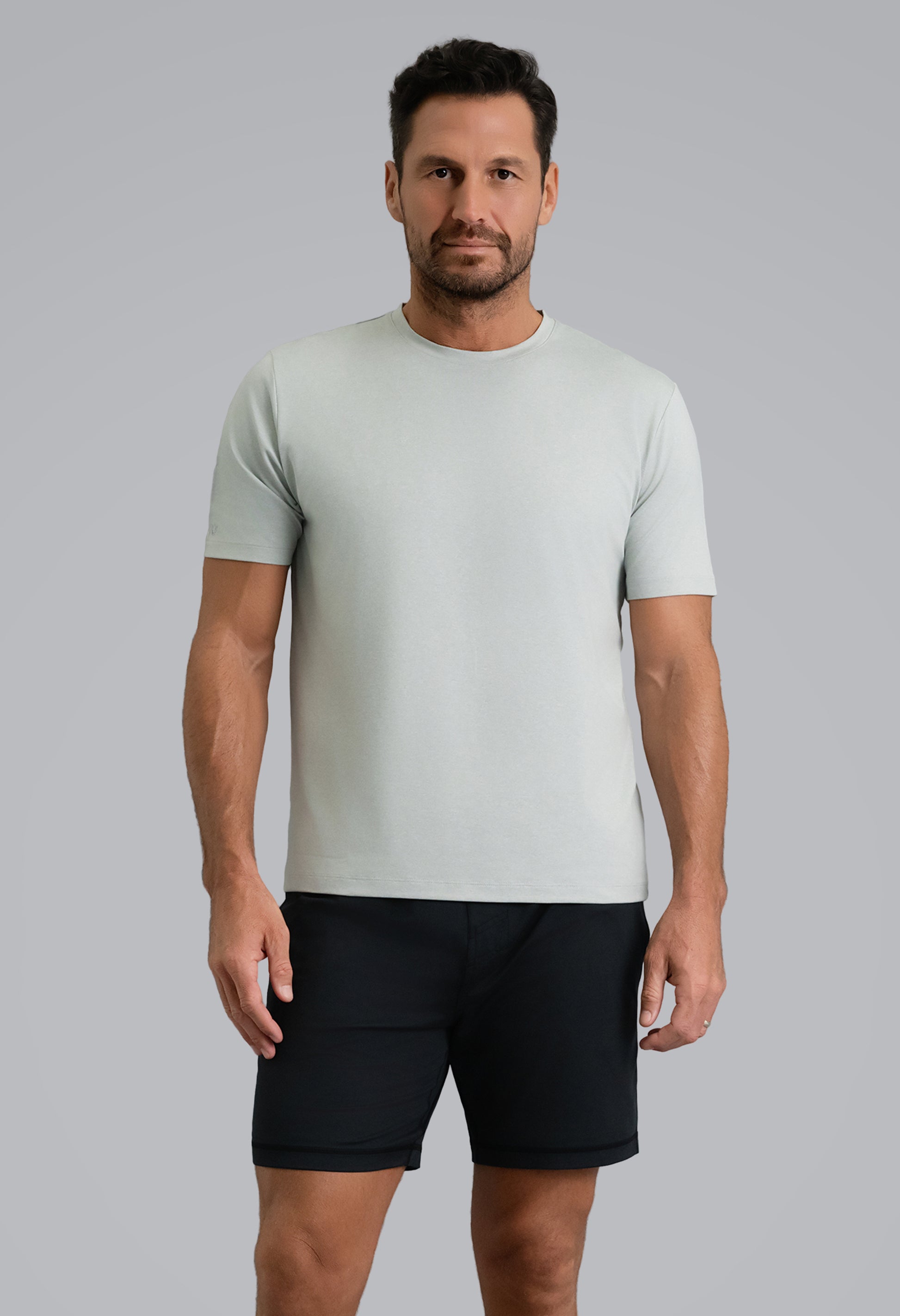 IBKÜL - Men's IBKomfortable Short Sleeve Tee - Color: Silver Heather
