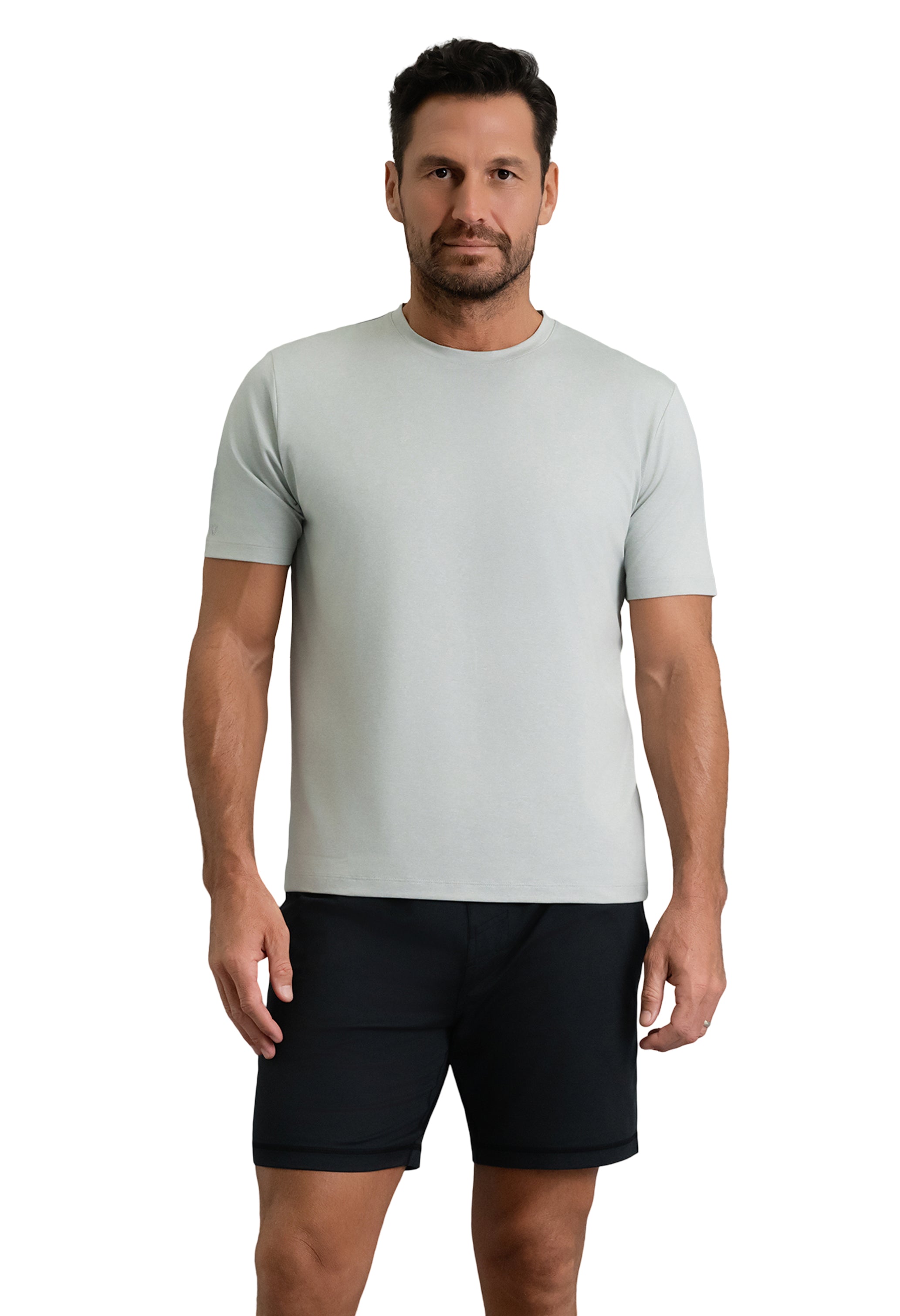 IBKÜL - Men's IBKomfortable Short Sleeve Tee - Color: Silver Heather