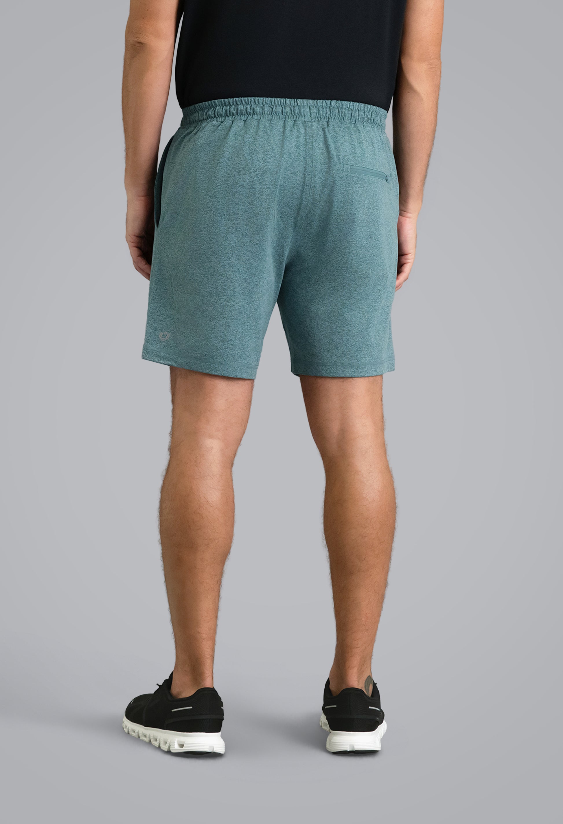IBKÜL - Men's IBKomfortable Drawstring Short - Color: Teal Heather