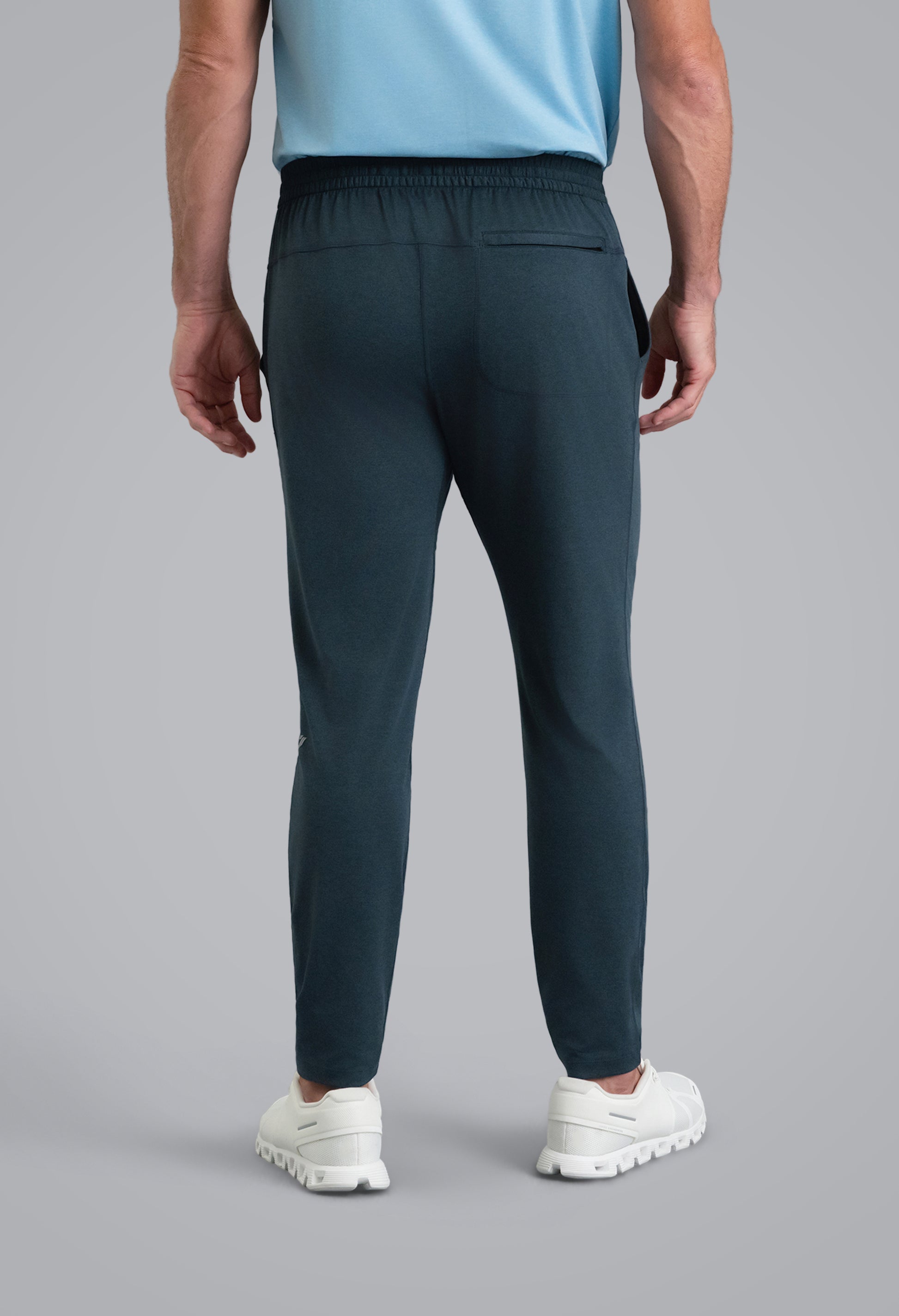 IBKÜL - Men's IBKomfortable Drawstring Jogger - Color: Navy Heather