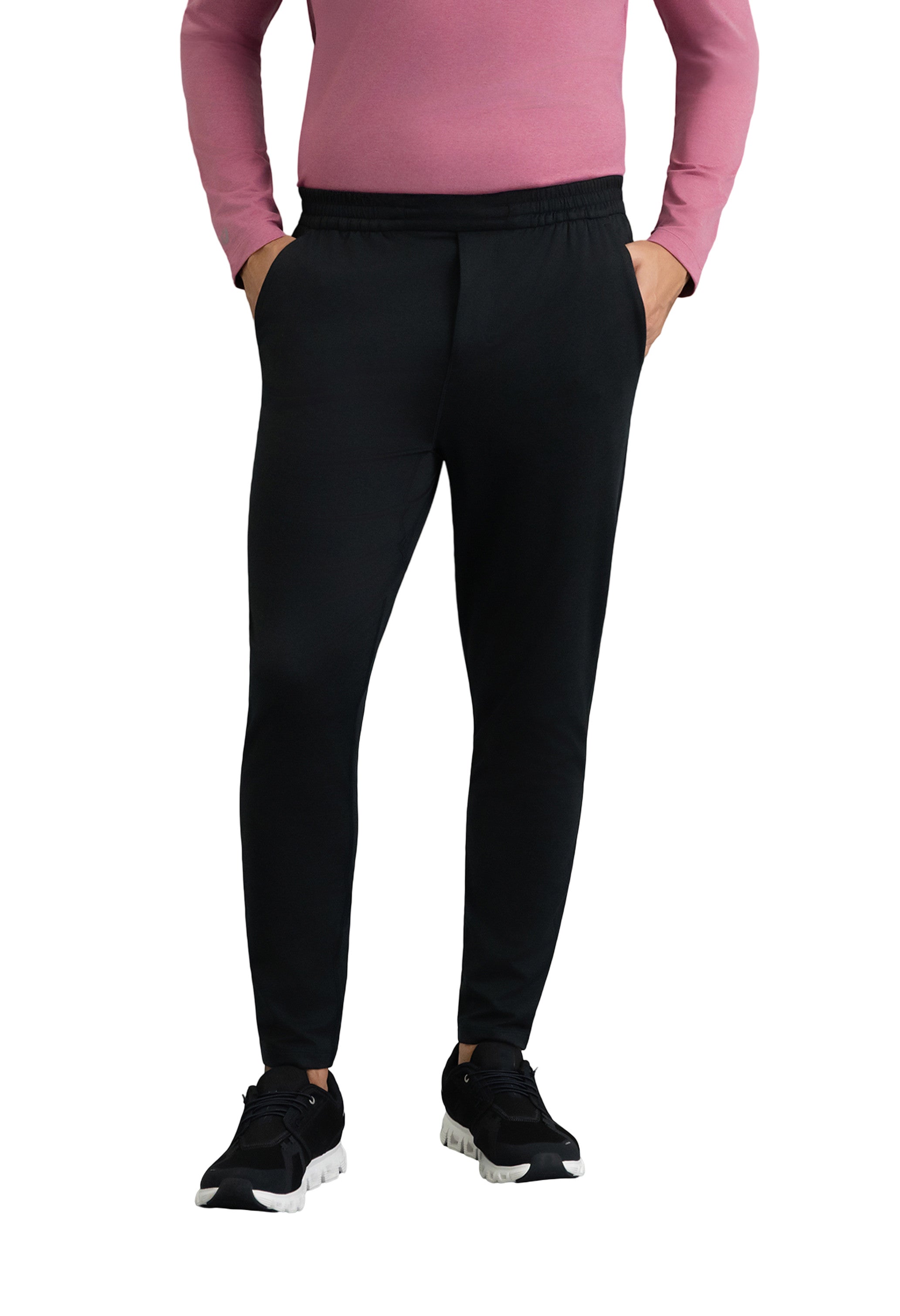 IBKÜL - Men's IBKomfortable Drawstring Jogger - Color: Black Heather