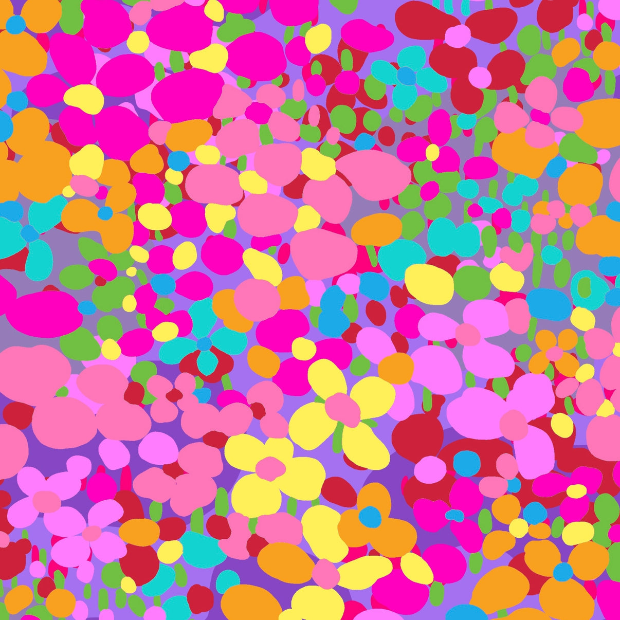 IBKÜL - Allana Print Ruched Elbow Sleeve Mandarin Collar Top - Color: Hot Pink Multi