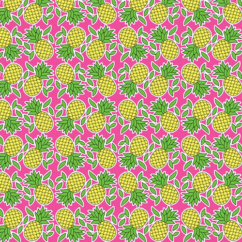 IBKÜL - Chantal Print Sleeveless Mock Dress – 58540 - Color: Hot Pink/Lime