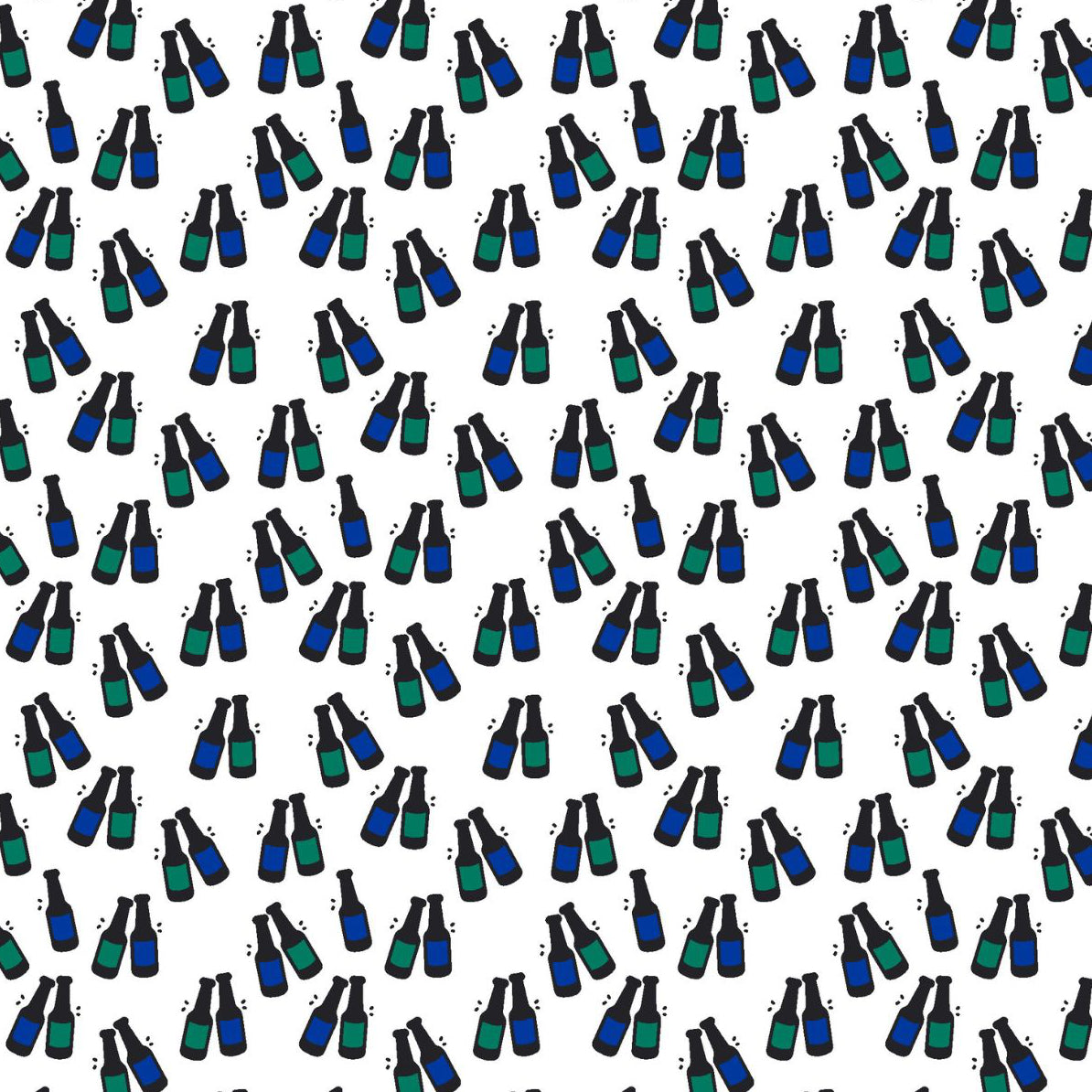 IBKÜL - Cheers Print Short Sleeve Polo – 94161 (Modern Fit) - Color: Black/White/Royal/Green