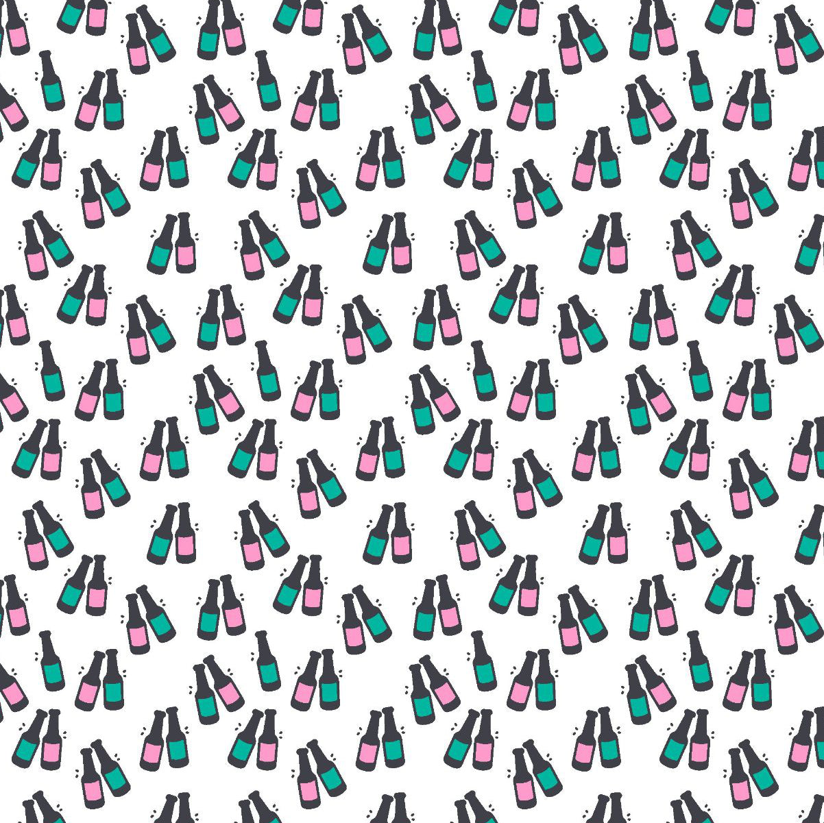 IBKÜL - Cheers Print Short Sleeve Polo – 94161 (Modern Fit) - Color: Charcoal/Wht/Mint/Lt. Pink