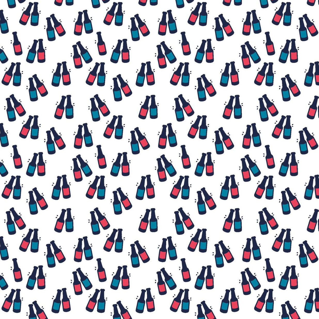 IBKÜL - Cheers Print Short Sleeve Polo – 94161 (Modern Fit) - Color: Ink/Wht/Watermelon/Turq