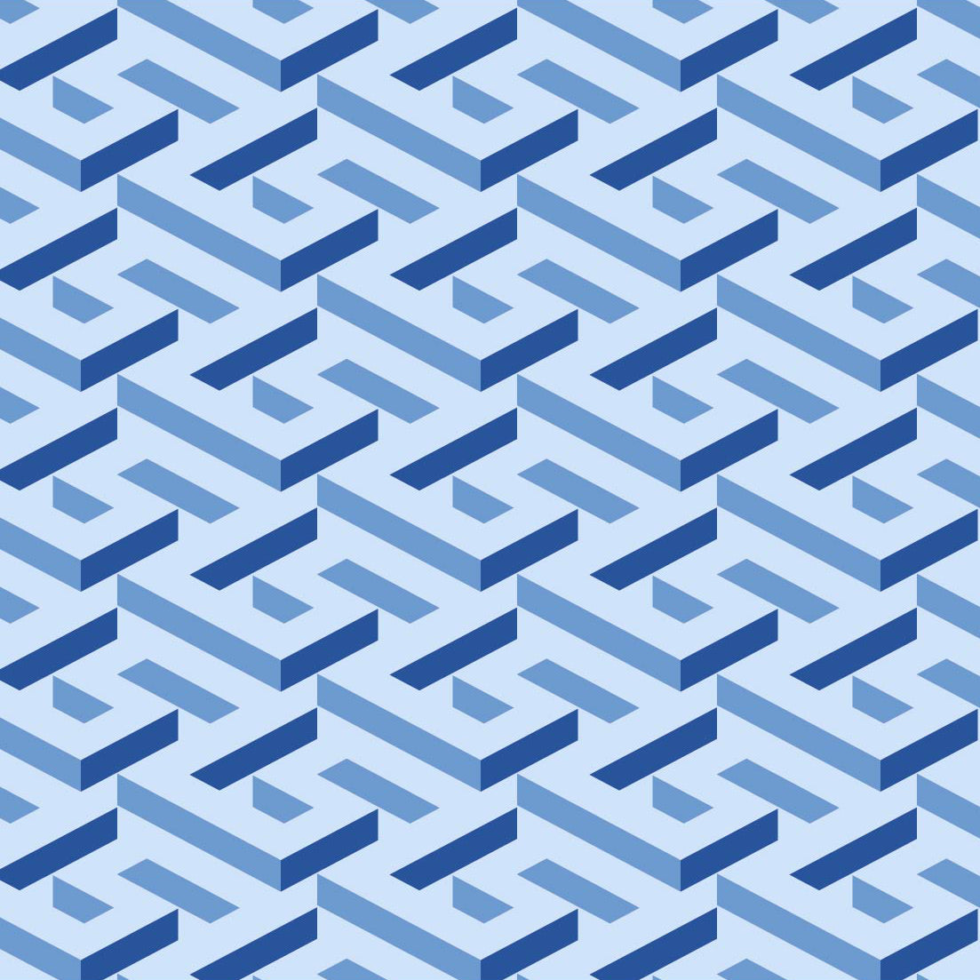 IBKÜL - Fatima Print Long Sleeve Mock Neck Top – 10870 - Color: Blue/Peri