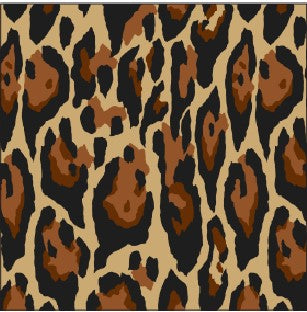 IBKÜL - Gemma Print Ruched Elbow Length Sleeve Dress – 40758 - Color: Brown/Black