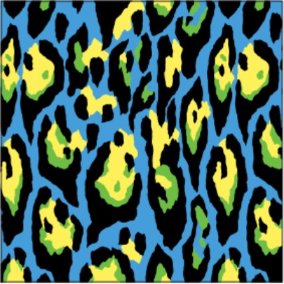 IBKÜL - Gemma Print Ruched Elbow Length Sleeve Dress – 40758 - Color: Peri Multi