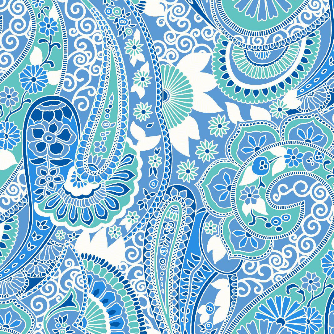 IBKÜL - Gloria Print Ruched Elbow Length Sleeve Dress – 40869 - Color: Peri/Jade