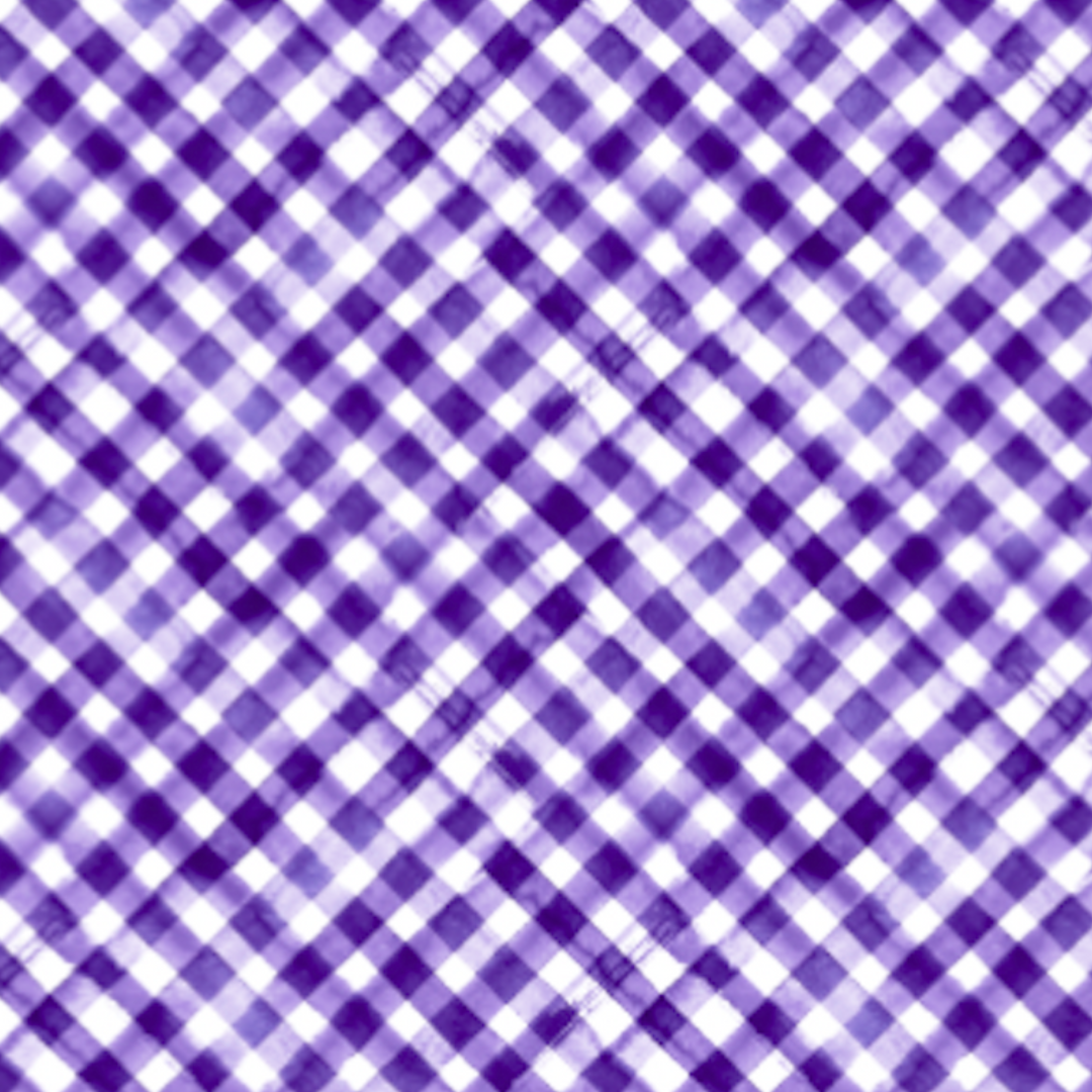 IBKÜL - Gingham Check Print Sleeveless Mock Dress – 58876 - Color: Lavender/White