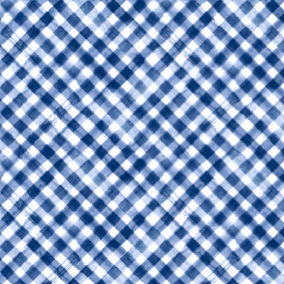 IBKÜL - Gingham Check Print Sleeveless Mock Dress – 58876 - Color: Navy/White