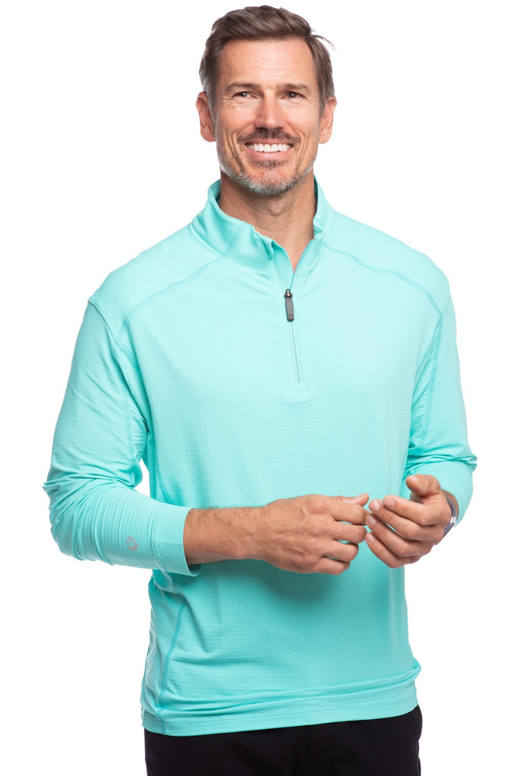 Long Sleeve Mock Neck Pullover (Modern Fit)