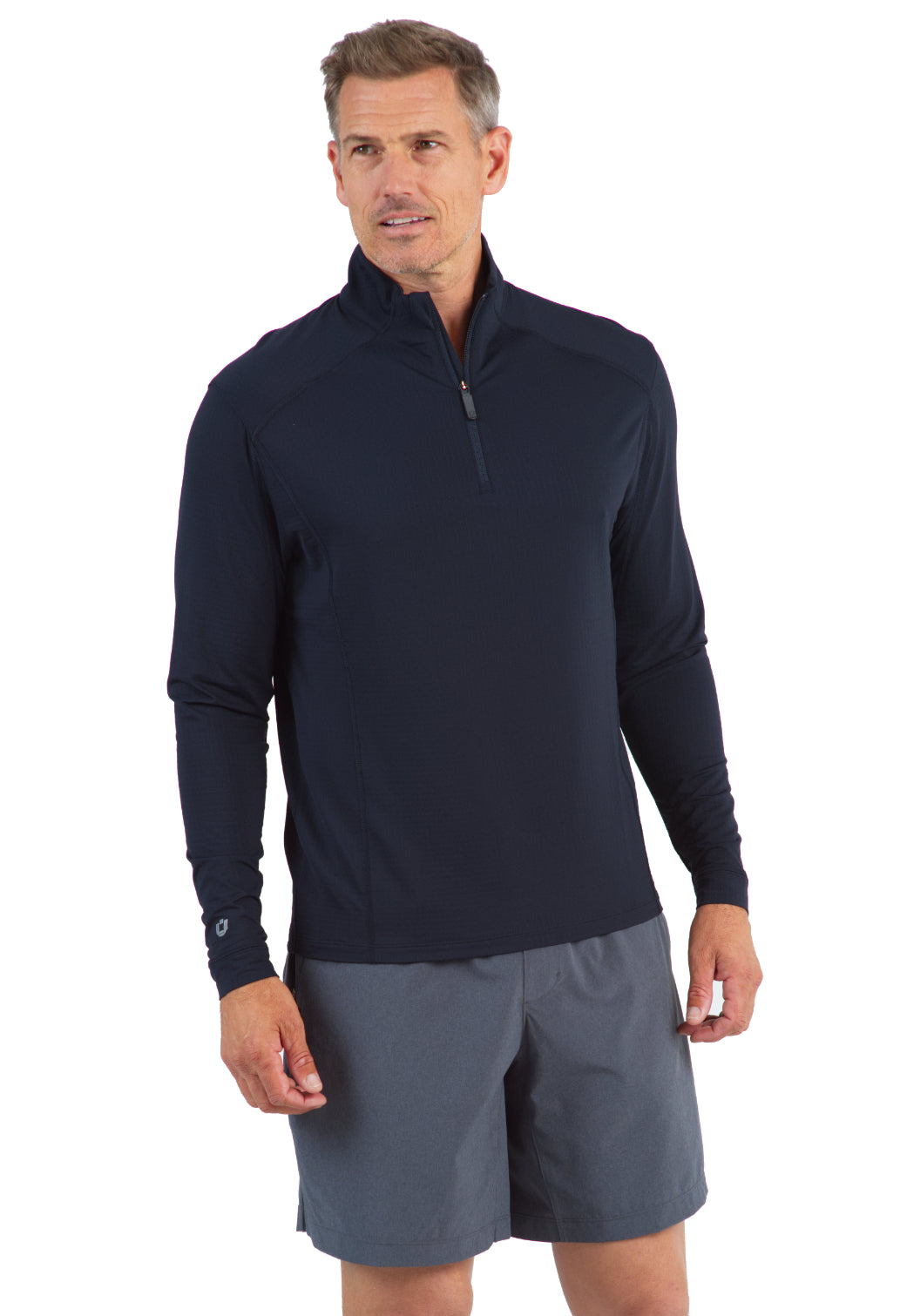 Long Sleeve Mock Neck Pullover (Modern Fit)