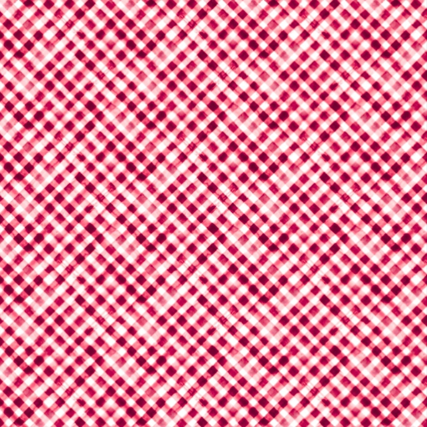 Gingham Check Print Long Sleeve Mock Neck Top