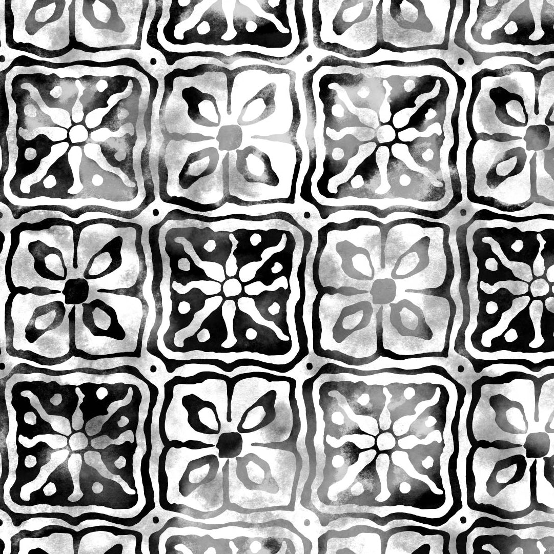 IBKÜL - Kathy Print Short Sleeve Godet Dress – 69871 - Color: Black/Grey