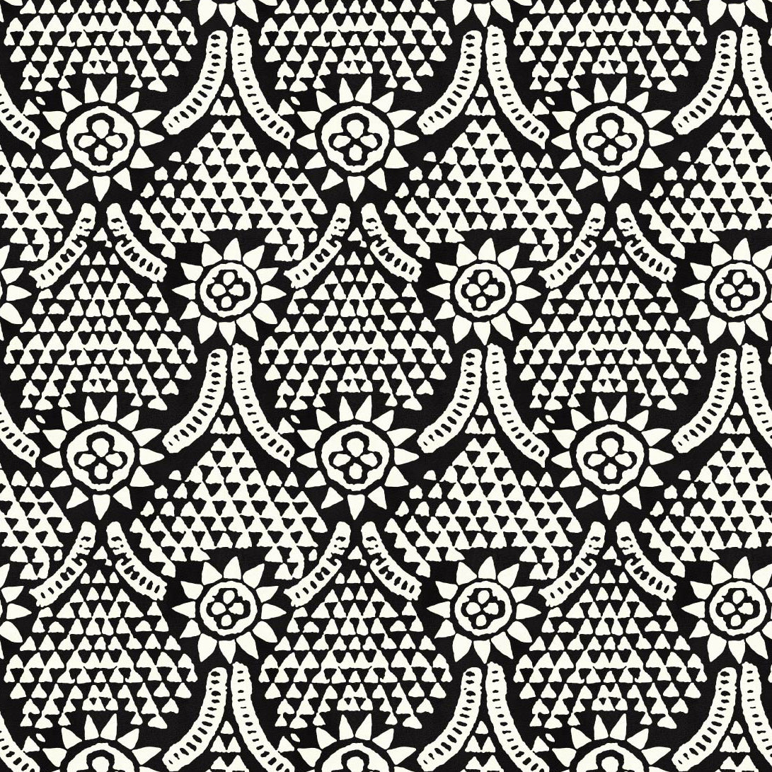 IBKÜL - Leslie Print Ruched Elbow Length Sleeve Top – 41868 - Color: Black/White