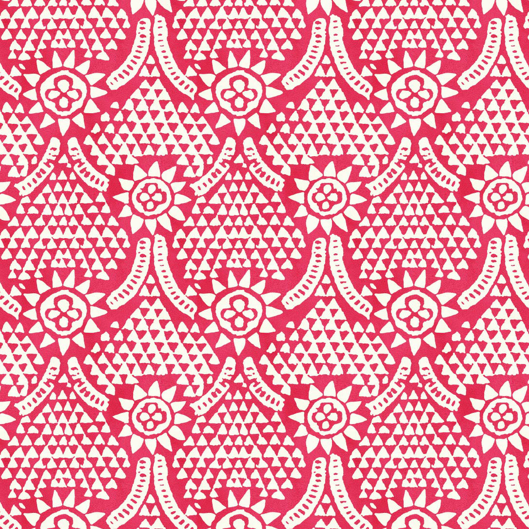 IBKÜL - Leslie Print Short Sleeve Godet Dress – 69868 - Color: Watermelon/White