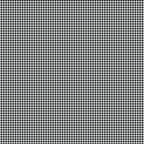 IBKÜL - Youth Mini Check Print Long Sleeve Mock Neck Top – 10754G - Color: Black/White