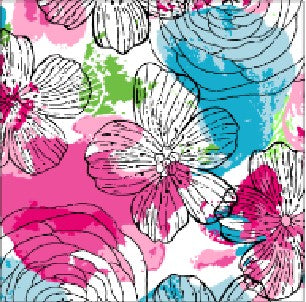 IBKÜL - Paddy Print Sleeveless Polo – 14757 - Color: Hot Pink Multi