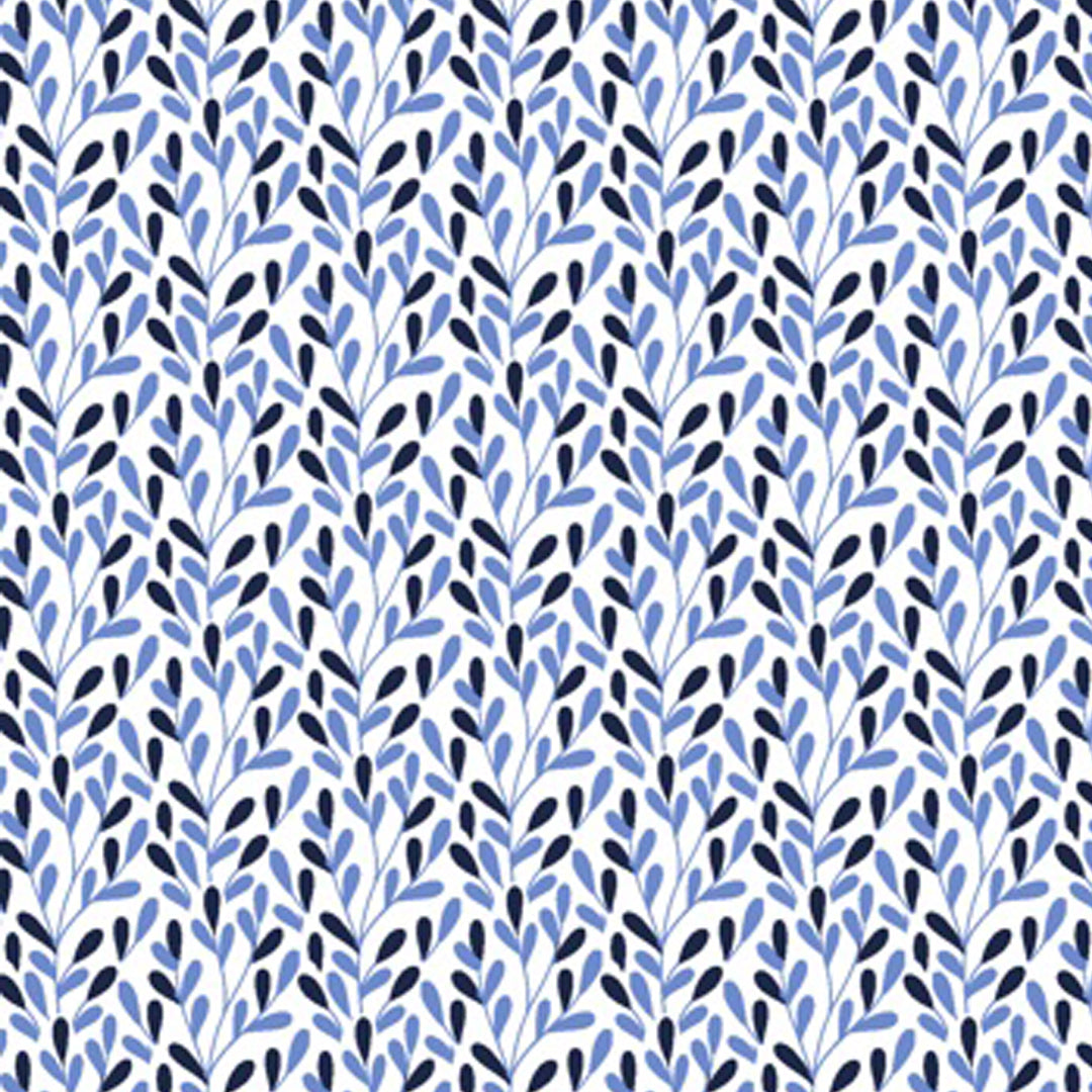 IBKÜL - Petals Print Short Sleeve Polo – 94155 (Modern Fit) - Color: Peri/Navy