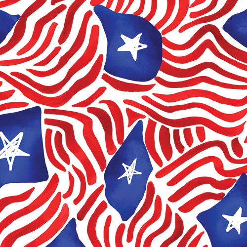 IBKÜL - Rylee Print Short Sleeve Polo – 94193 (Modern Fit) - Color: Blue/Red