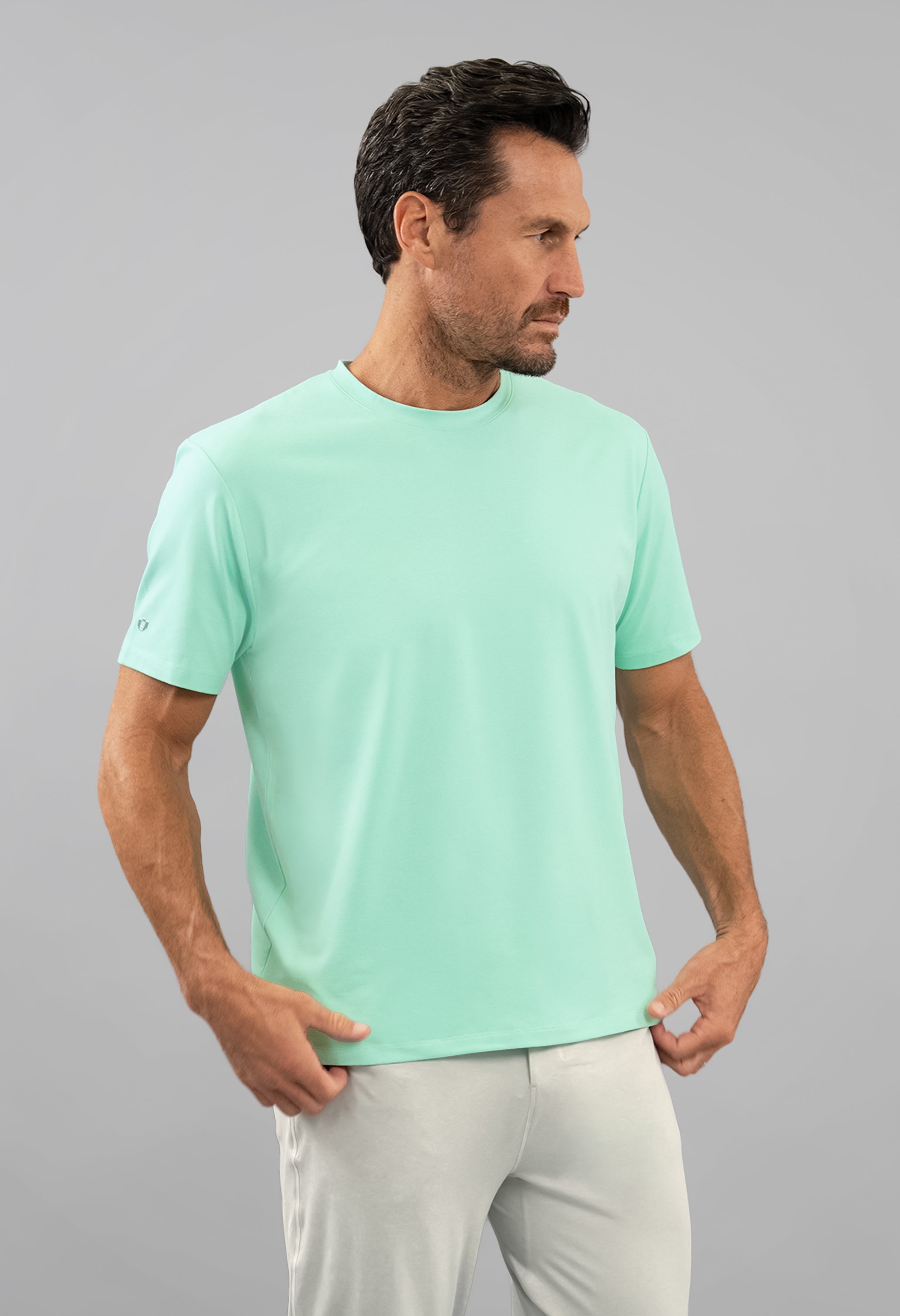 IBKÜL - Men's IBKomfortable Drawstring Jogger - Color: Pool Party Heather