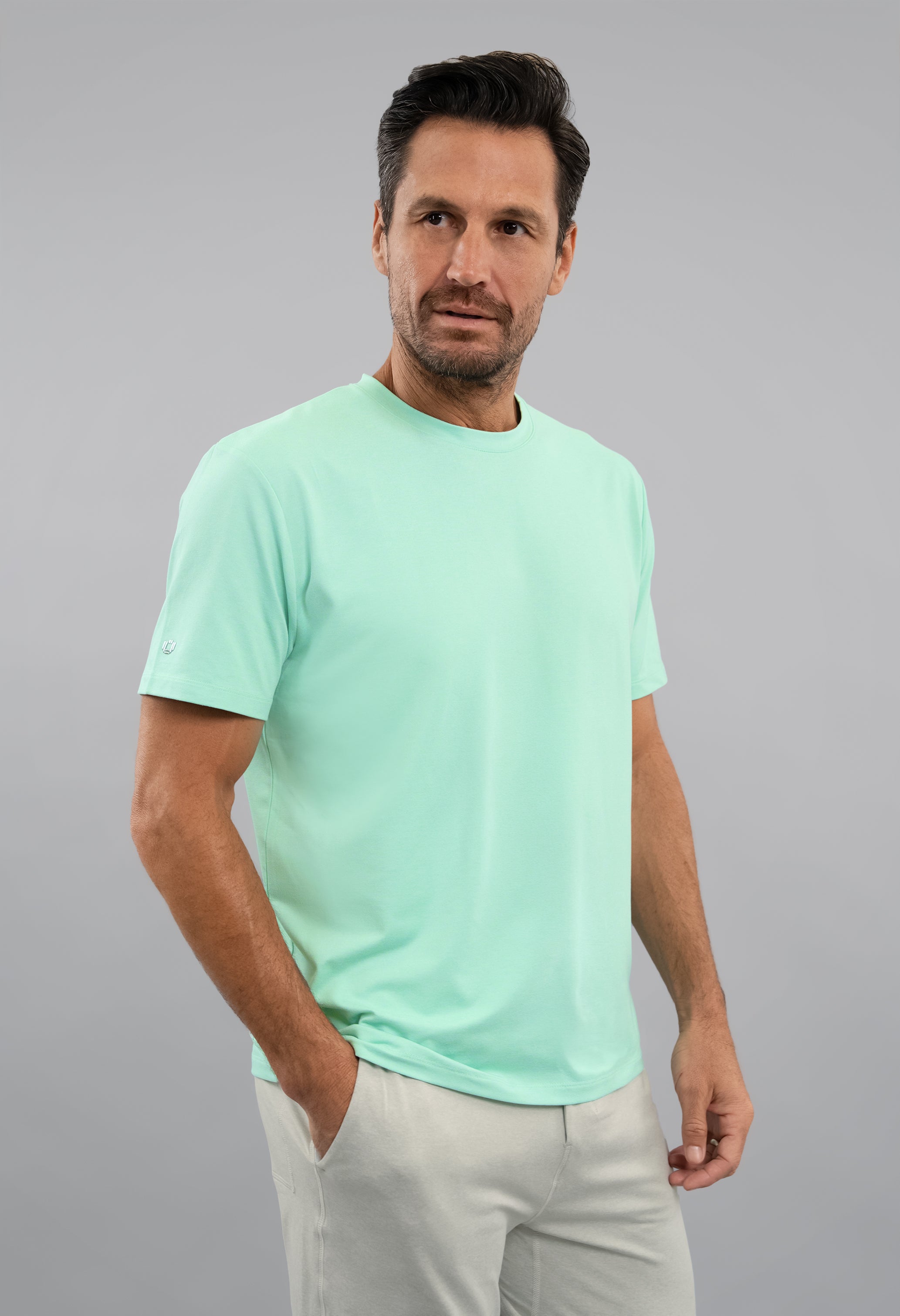 IBKÜL - Men's IBKomfortable Drawstring Jogger - Color: Pool Party Heather