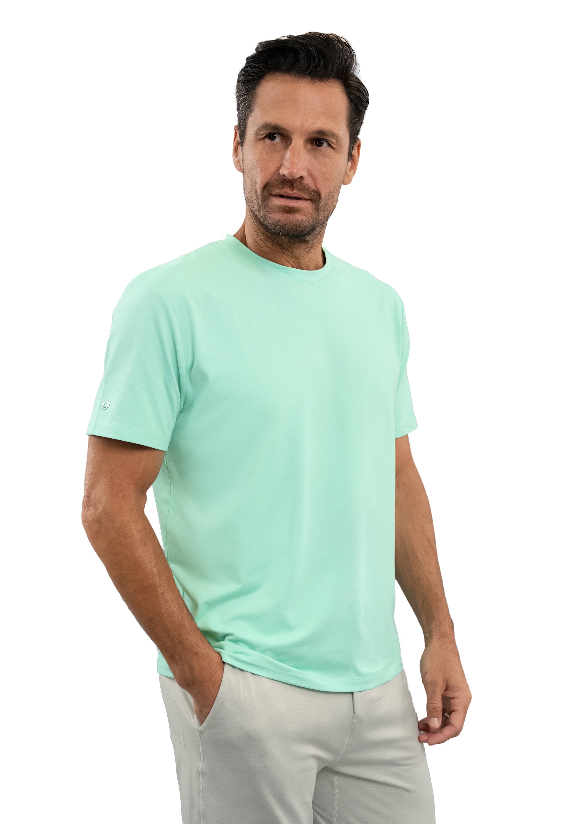IBKÜL - Men's IBKomfortable Drawstring Jogger - Color: Pool Party Heather