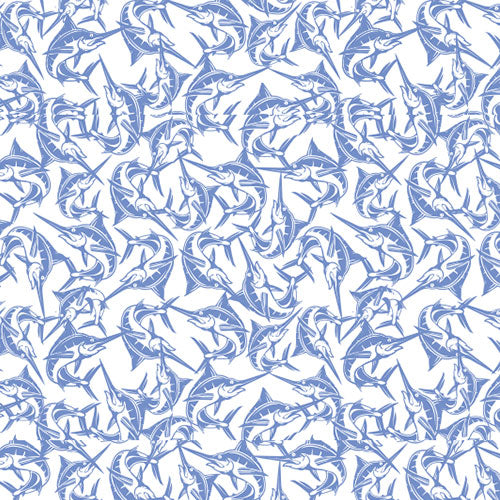 Sailfish Print Short Sleeve Polo – 94126 (Modern Fit)