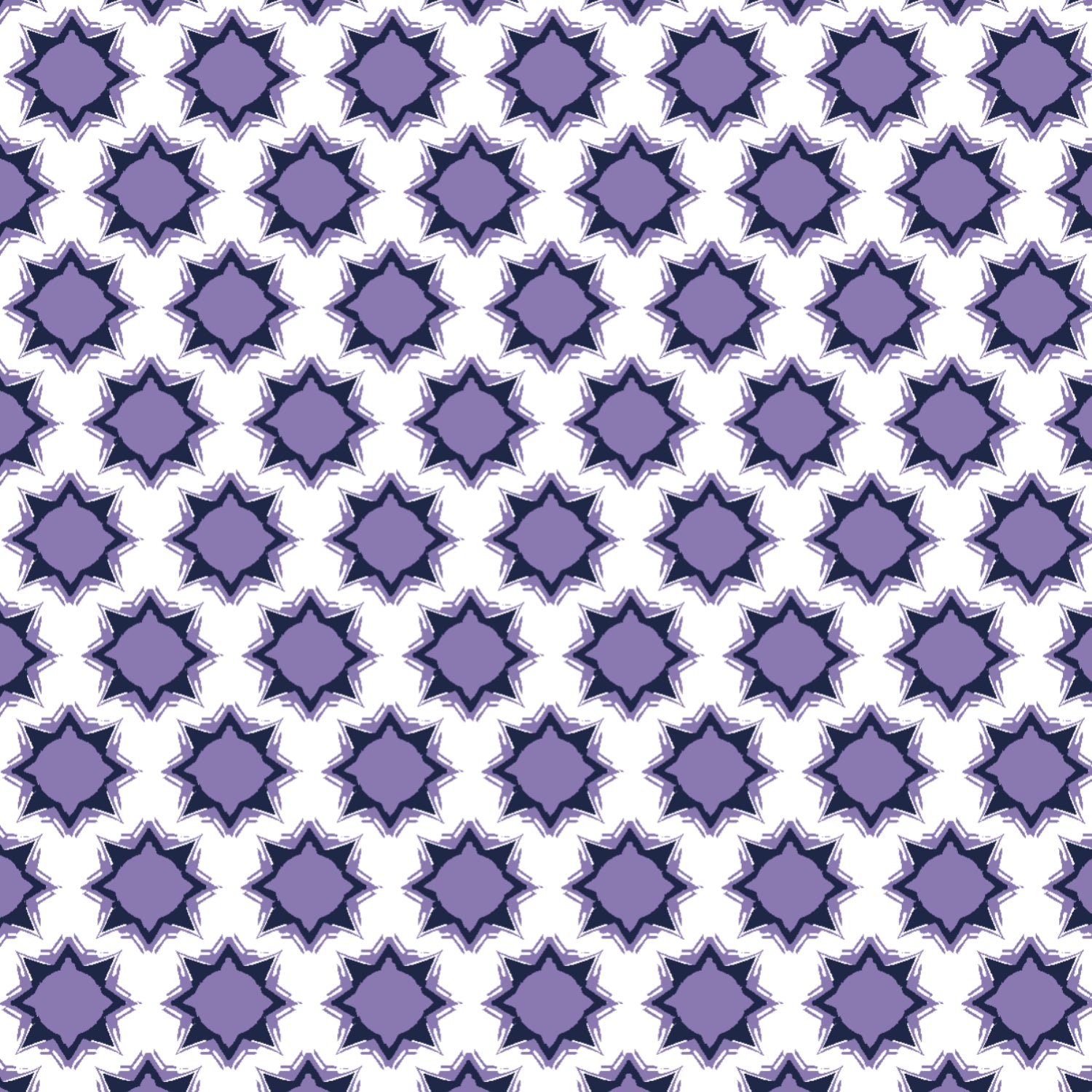 IBKÜL - Starburst Print Short Sleeve Polo (Modern Fit) - Color: Lavender/Black