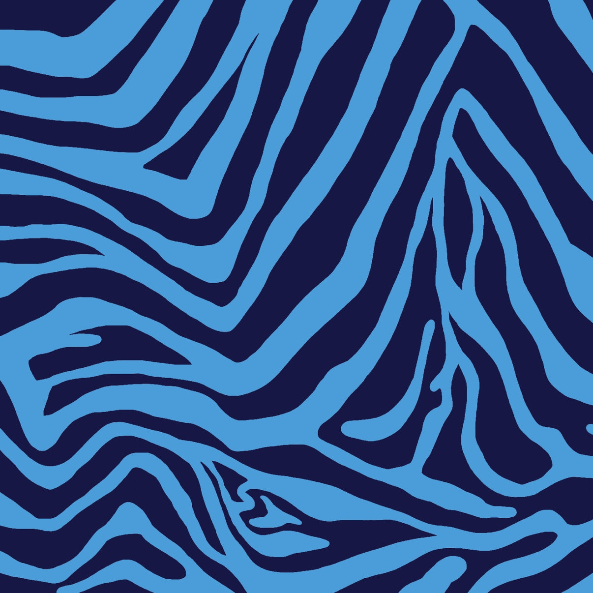 IBKÜL - Cecilia Print Sleeveless Mock Dress – 58932 - Color: Navy/Peri