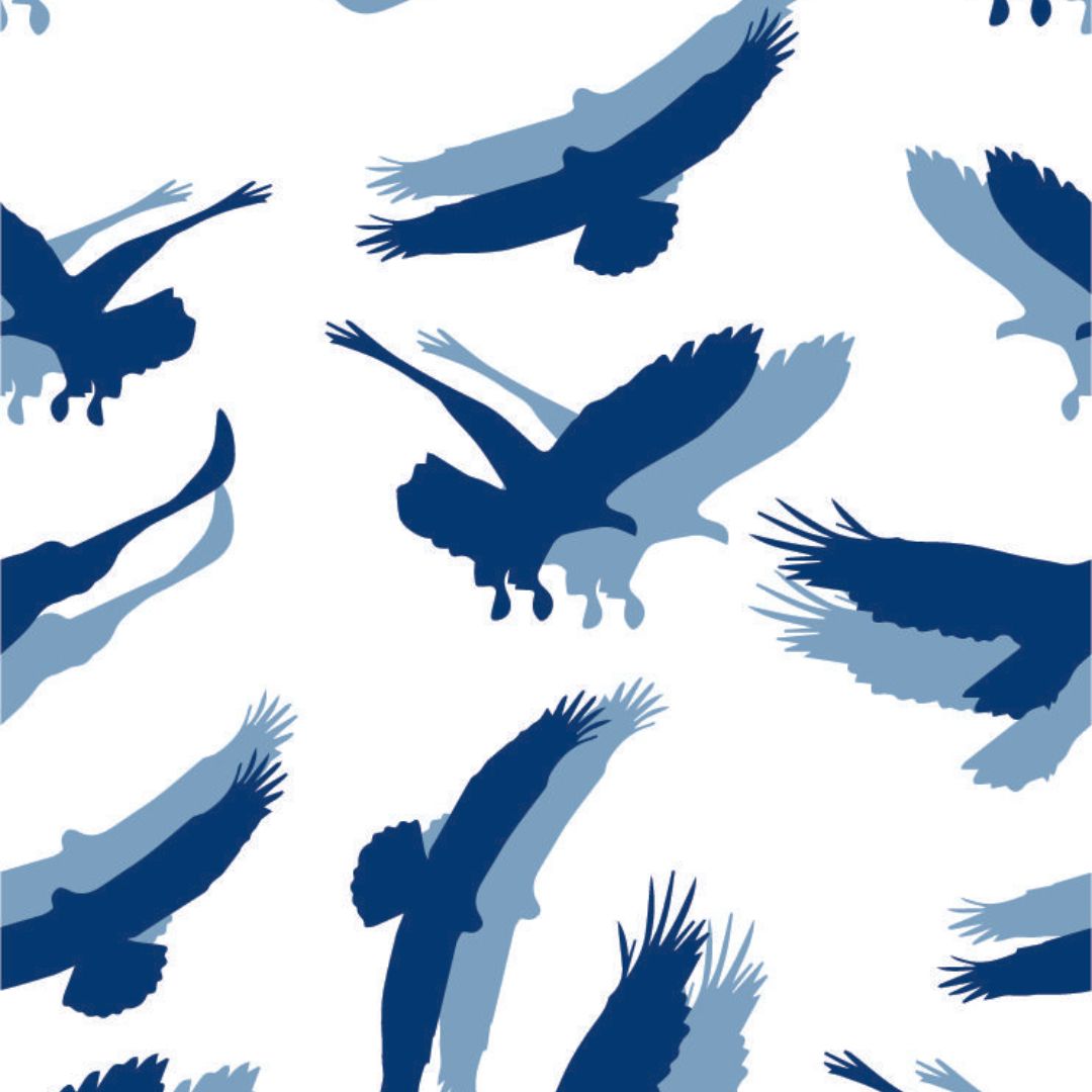 IBKÜL - Fly Like An Eagle Print Short Sleeve Polo – 94123 (Modern Fit) - Color: Peri