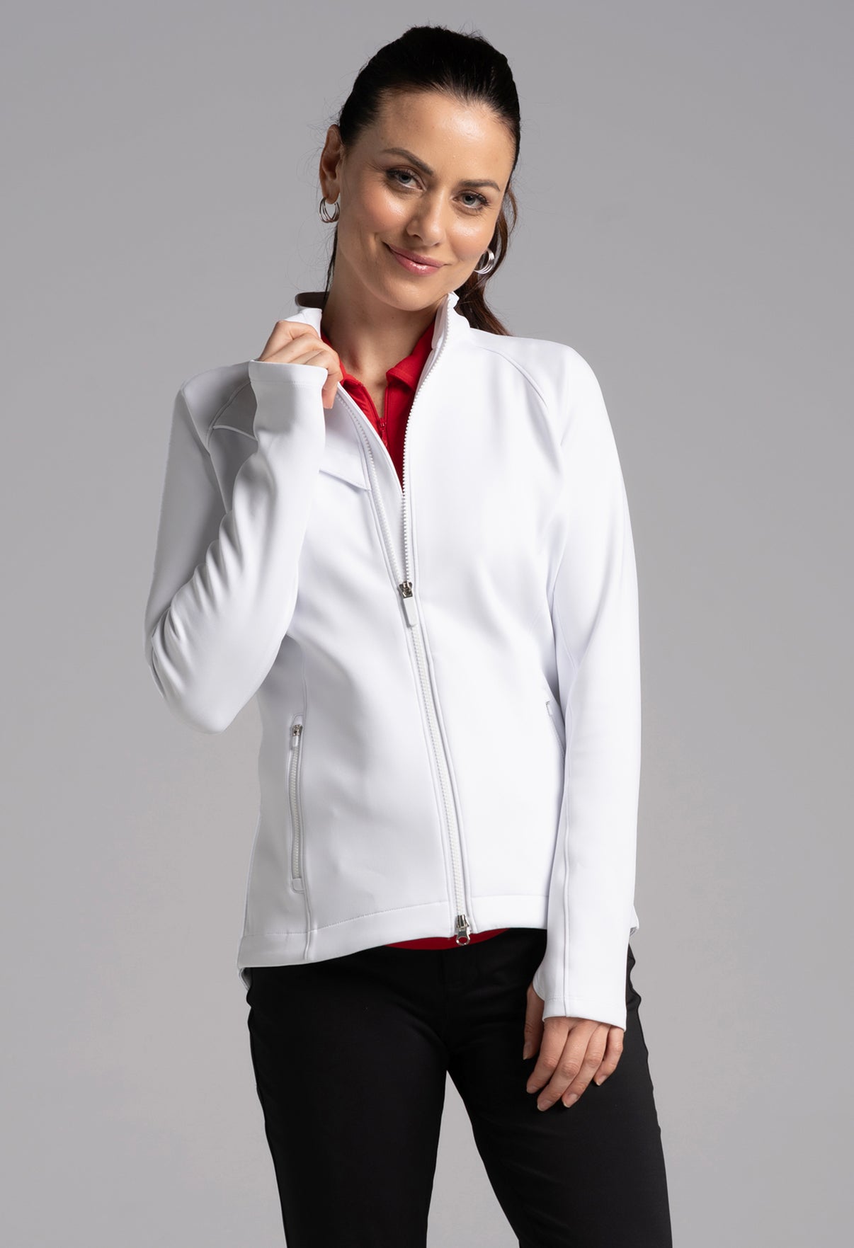 IBKÜL - Women's Solid Jacket - 71000 - Color: White
