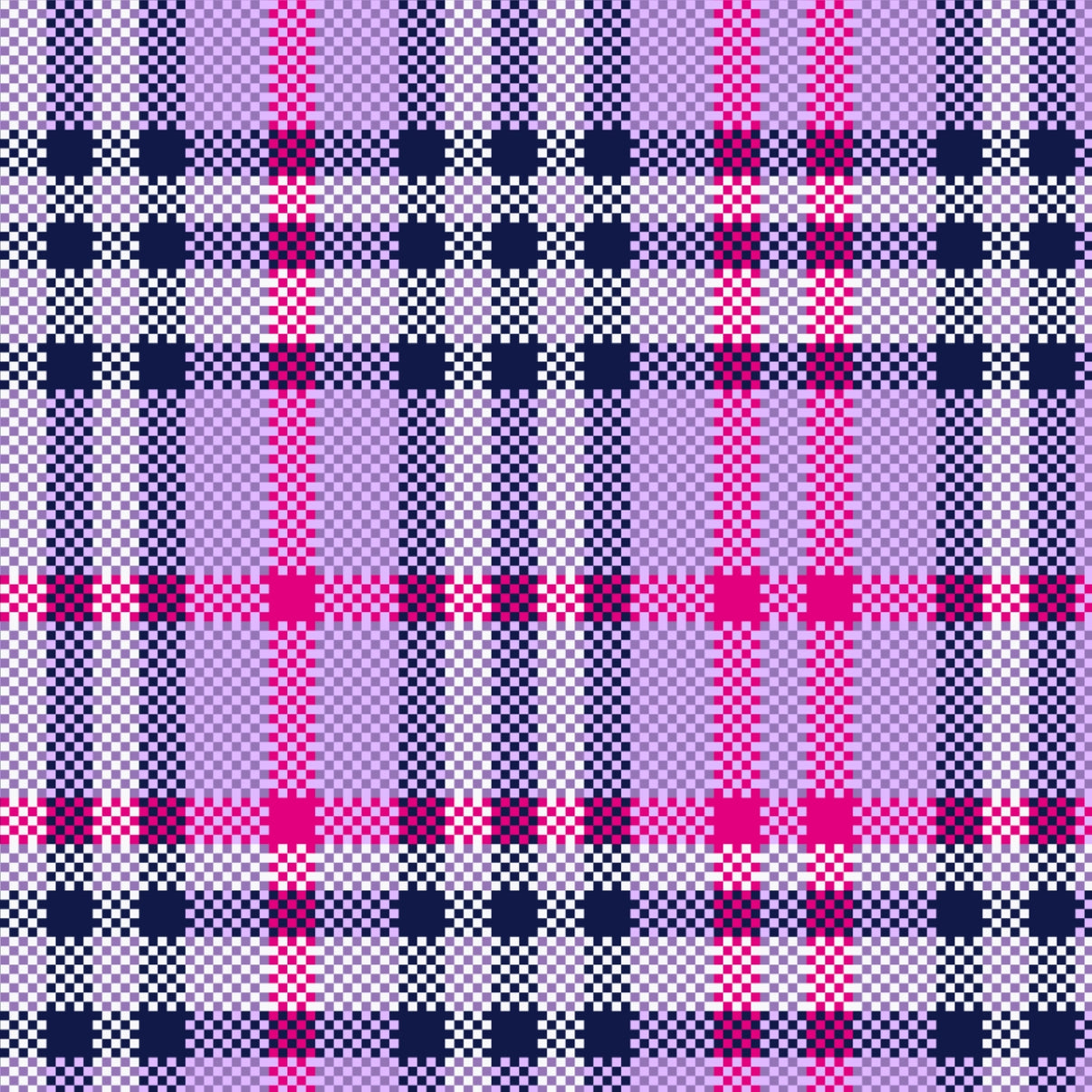 IBKÜL - Judith Print Long Sleeve Crew Neck – 12934 - Color: Lavender/Hot Pink