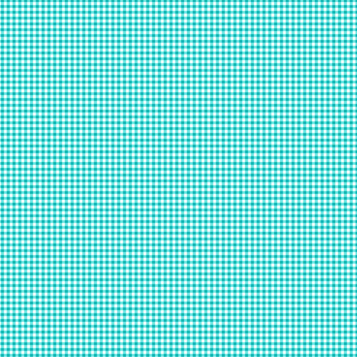 IBKÜL - Mini Check Print Sleeveless Polo – 14754 - Color: Seafoam/White