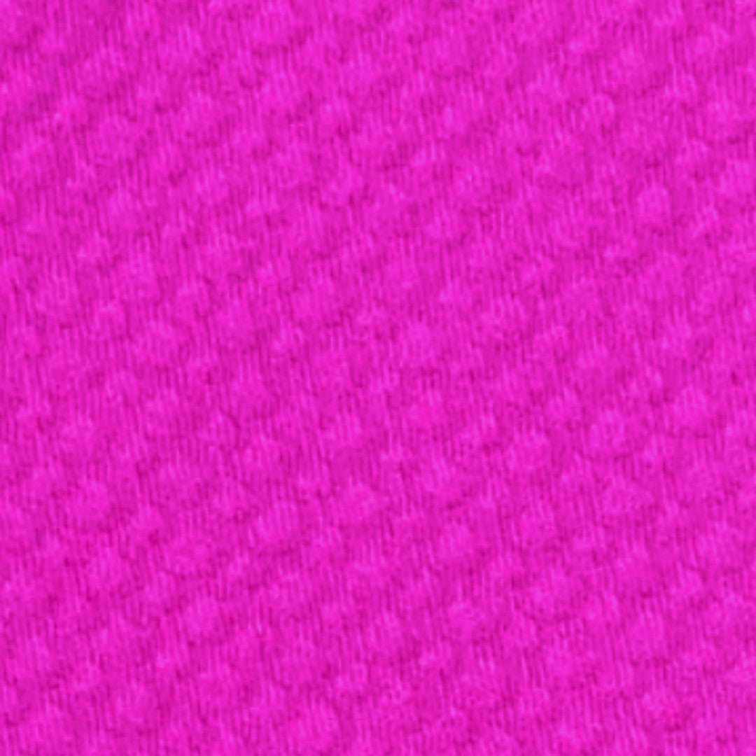 IBKÜL - Solid Popcorn Stitch Asymmetrical Zip Pullover - 64001 - Color: Hot Pink