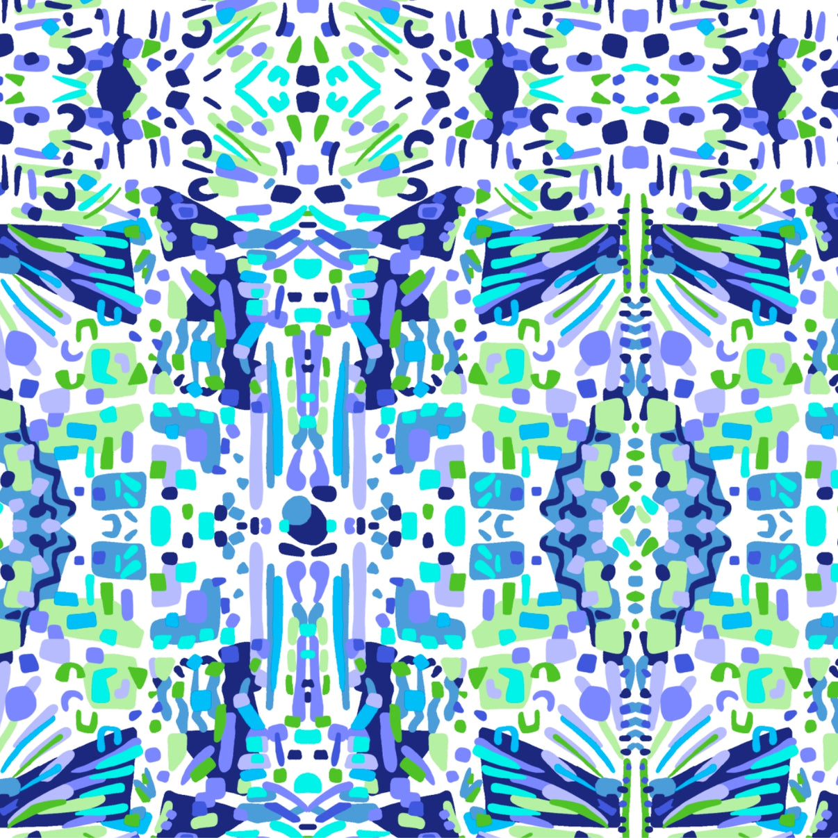 IBKÜL - Ridley Print Short Sleeve Godet Dress – 69089 - Color: Navy Multi