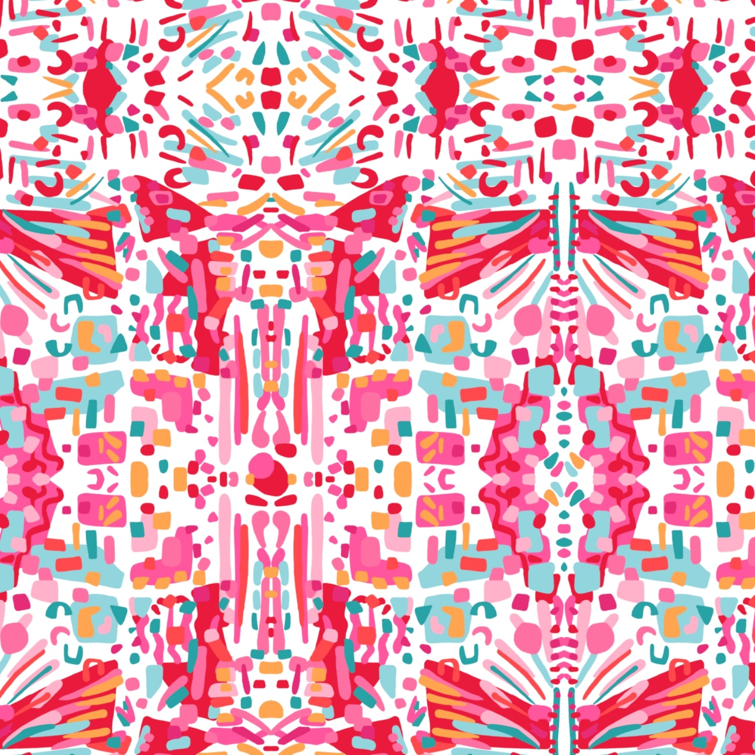 IBKÜL - Ridley Print Short Sleeve Godet Dress – 69089 - Color: Watermelon Multi