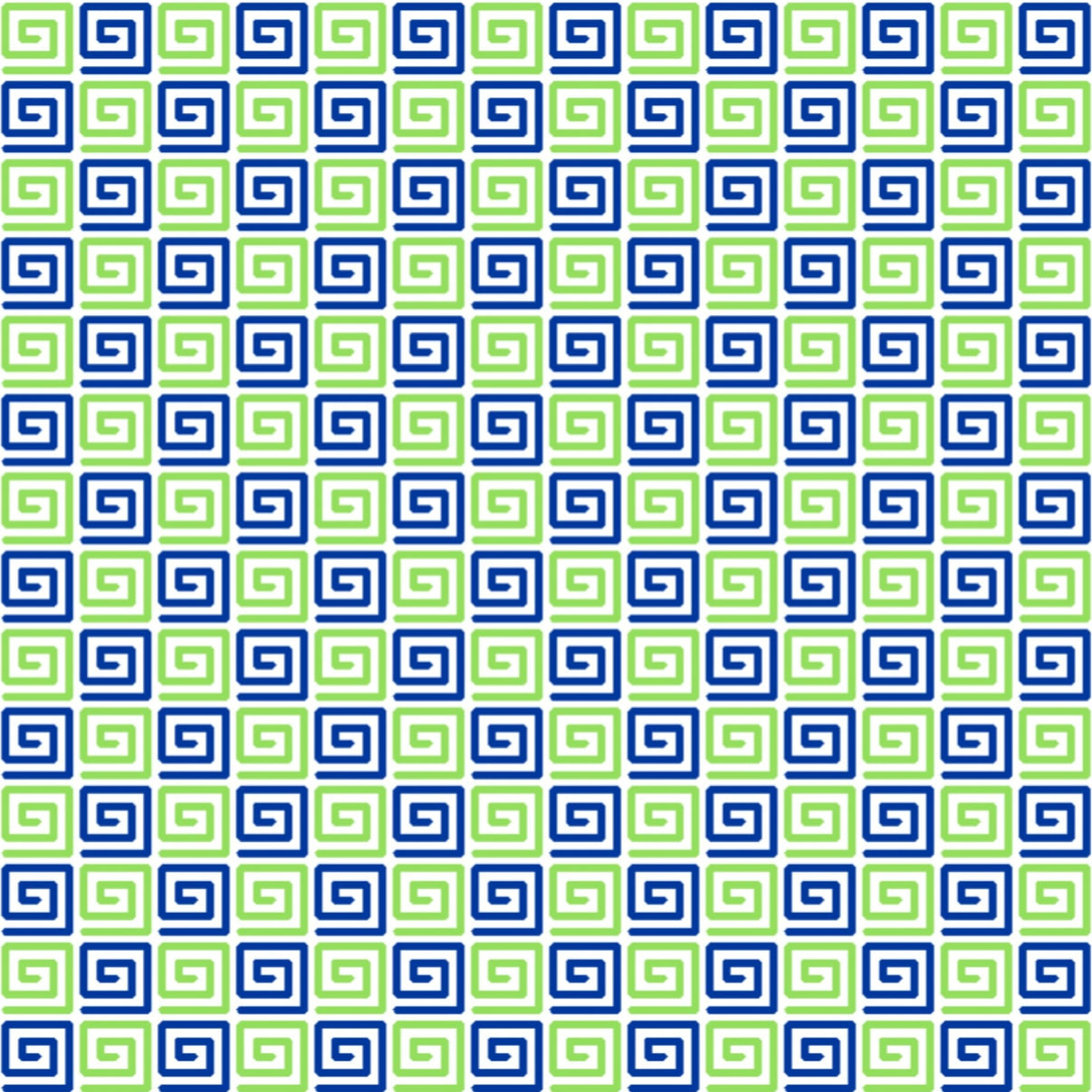 IBKÜL - Square Spiral Print Long Sleeve Polo – 95169 (Modern Fit) - Color: Royal/Lime/White