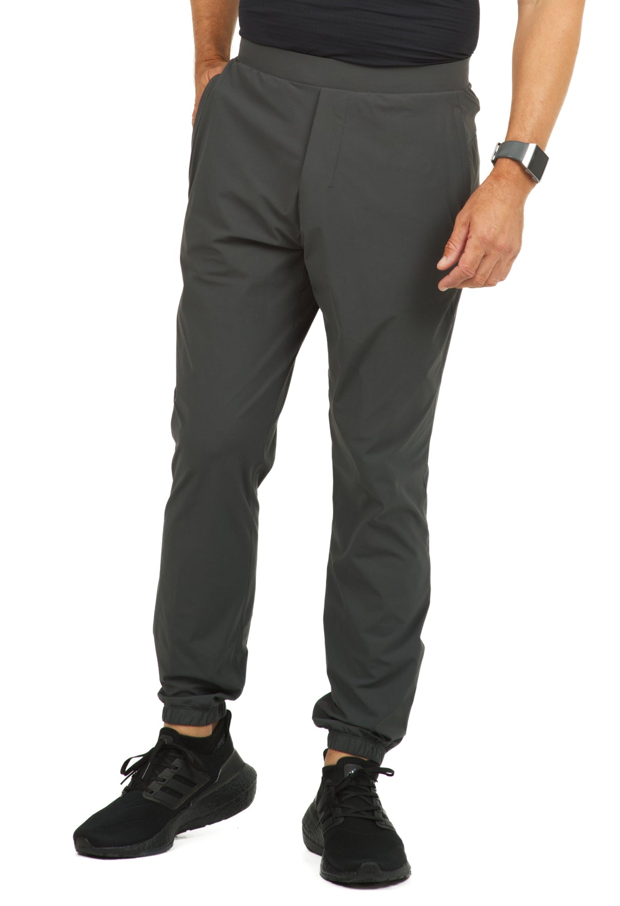 IBKÜL - Solid Men's Joggers - 99000 - Color: Charcoal