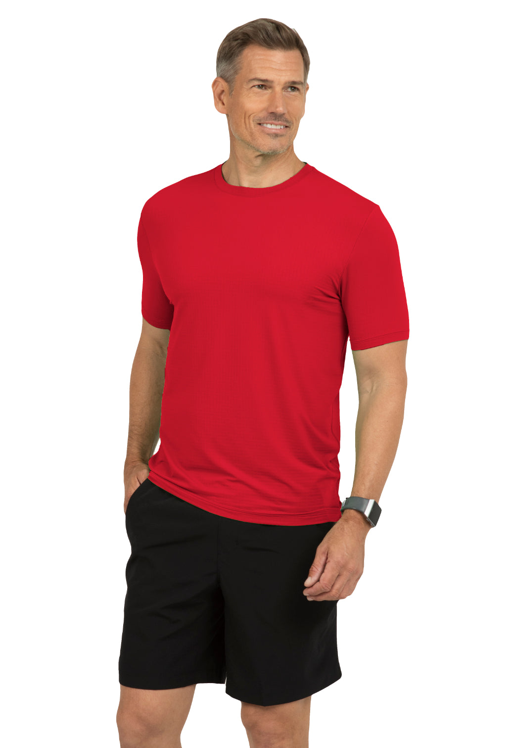 IBKÜL - Short Sleeve Crewneck T-Shirt - 92199 (Modern Fit) - Color: Red