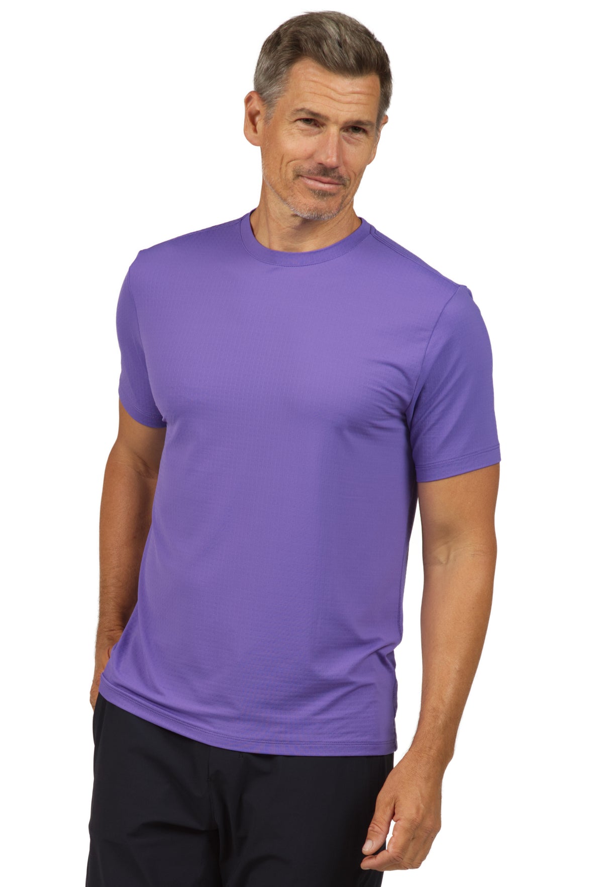 IBKÜL - Short Sleeve Crewneck T-Shirt - 92199 (Modern Fit) - Color: Plum